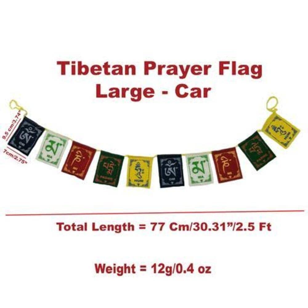Tibetan Flag Fabric For Car Decoration Velvet Image 