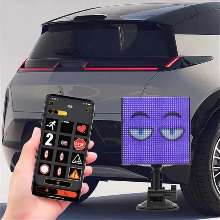LED Illuminated Gesture Light Car Finger Light with Remote Gesture Hand Lamp (Battery Not Included) Image 