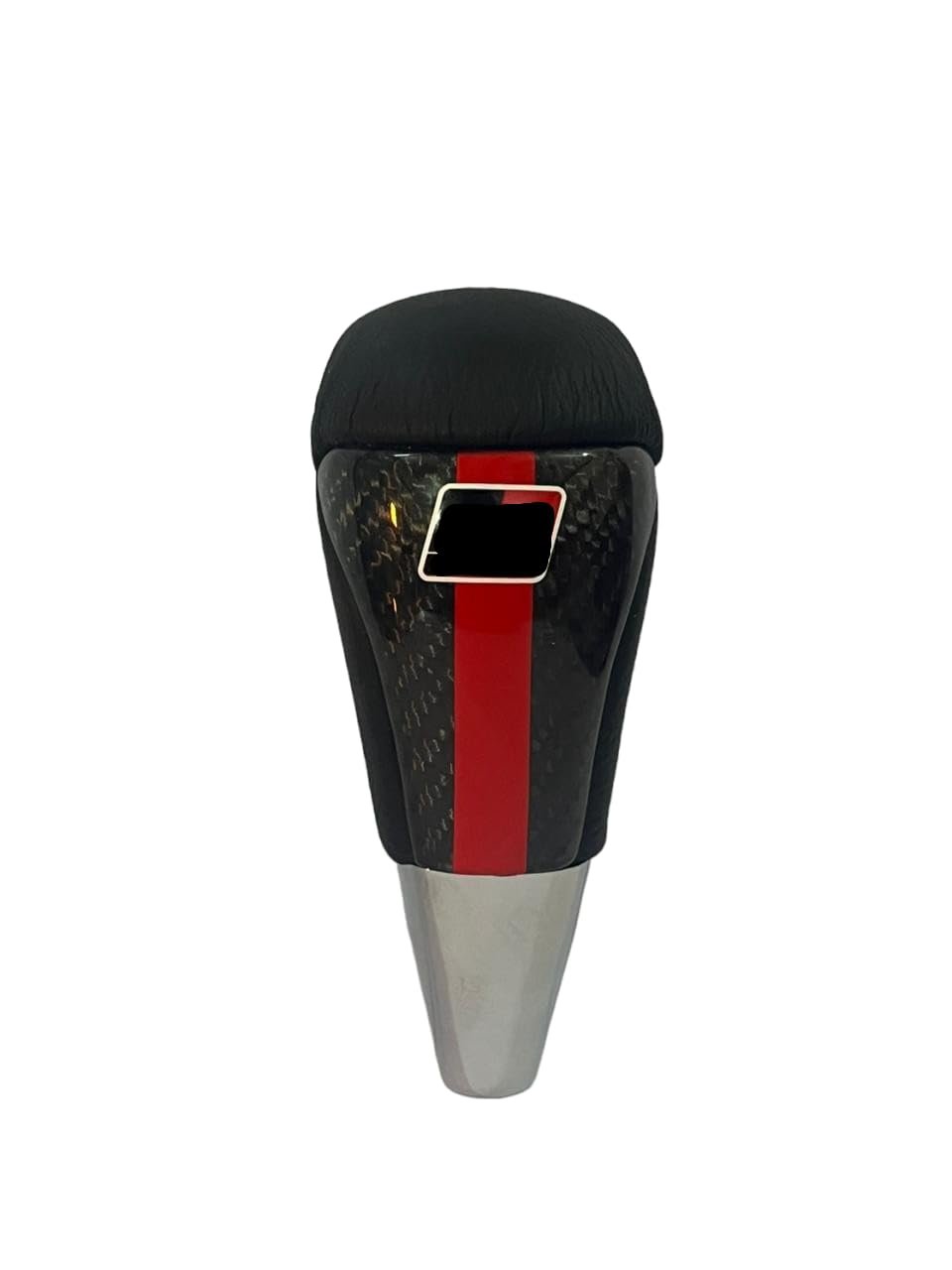 Carbon Gear Knob GR Sport Red Line Design Compatible with FORTUNER (2005-2023) Image 