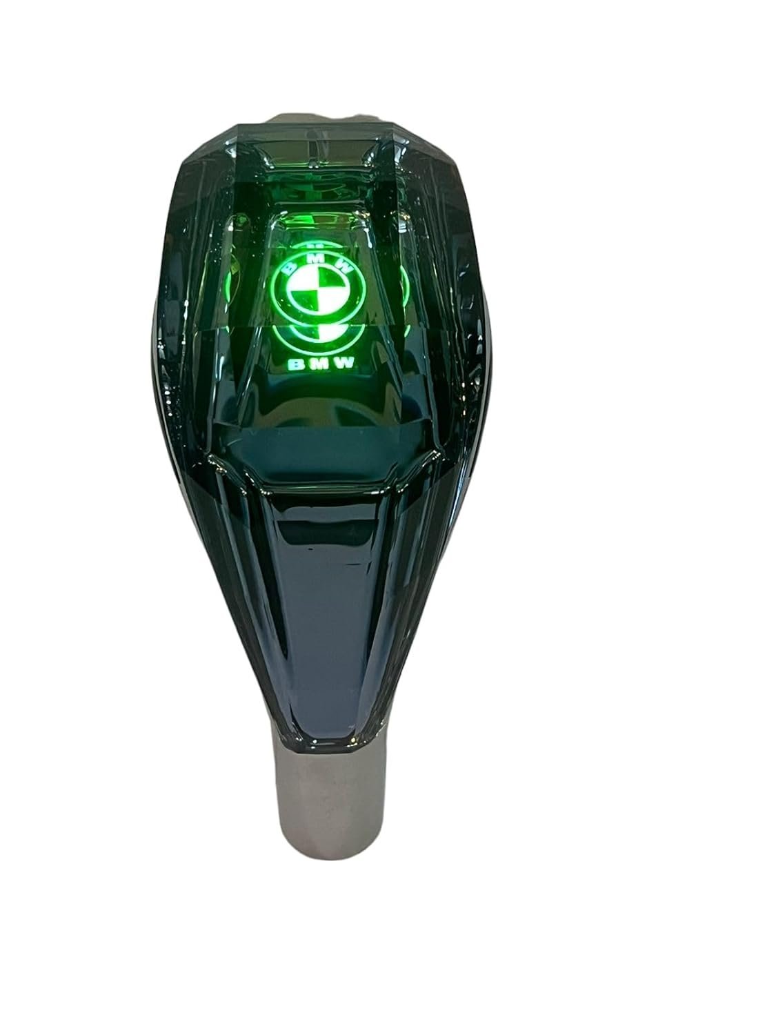 Crystal Shift knob Touch Activated Ultra LED Light Illuminated Gear Shift Knob, Fits For Most Cars with Button-Less Operated Shifter Fit For B-MW Cars Image 