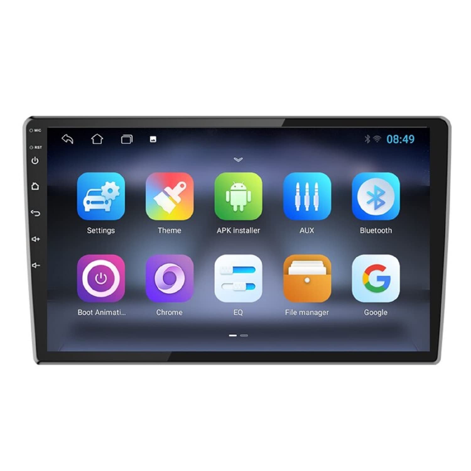 Android Screen TS7-2/32 9Inchs (1280 HD)Universal Fit, Multimedia Player, 2GB Ram/32GB Rom Car Stereo (Double Din) Image 