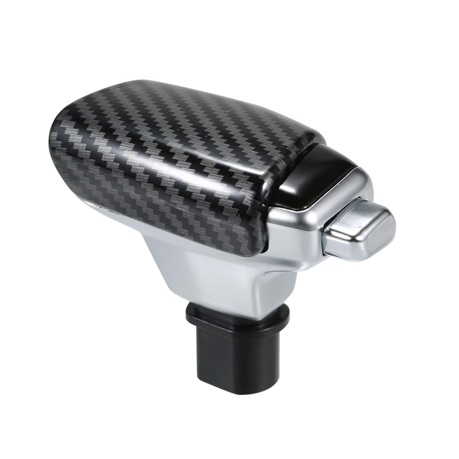 Automatic Gear Shift Knob Gear Shift Lever Shifter Short Lever Stick (Glossy Black) Image 