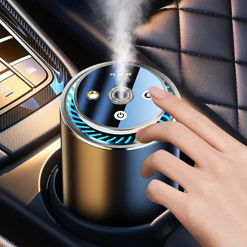 Luxury Car Air Freshener Essential Oil Aromatherapy Spray & Mist With Ambient Lighting Image 