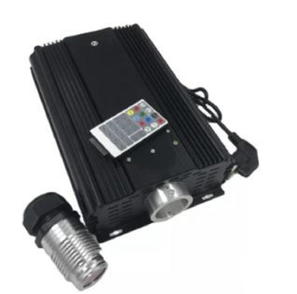 75W LED Fiber Optic Light Engine Light Source RGBW with App + Remote Control Image 