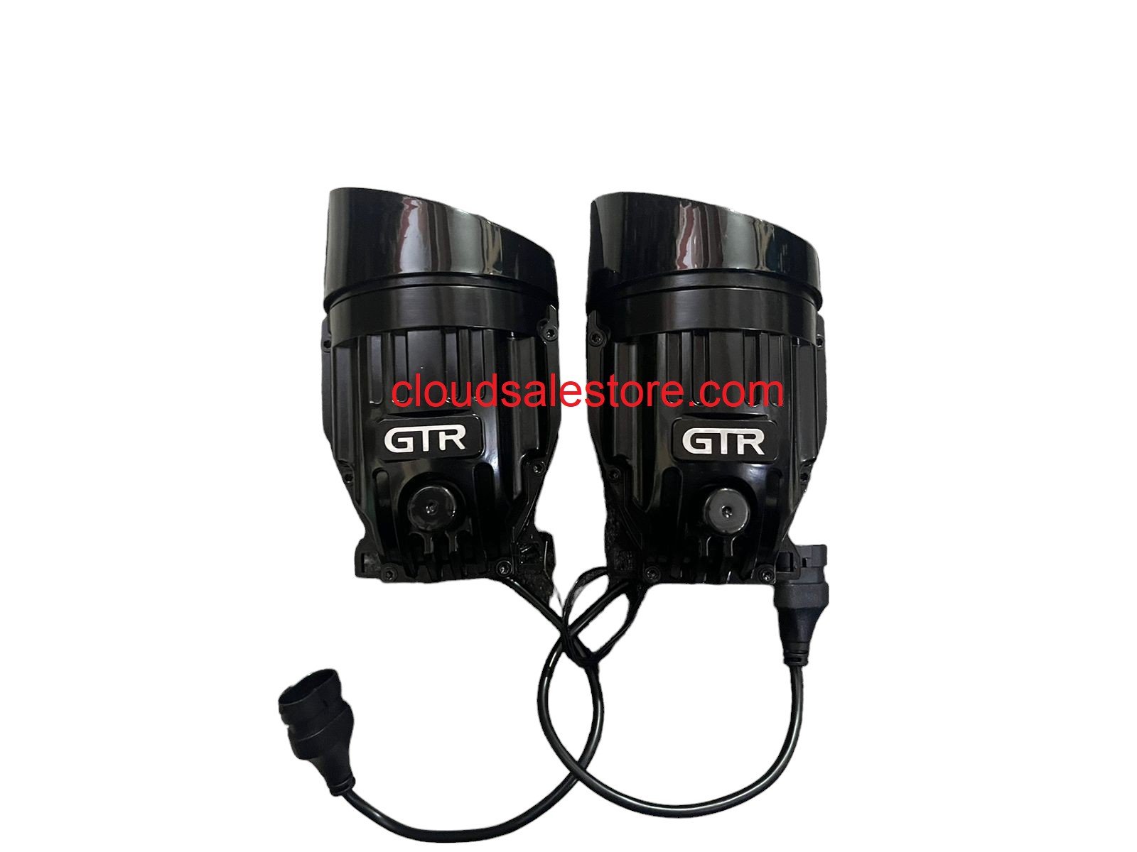 GTR F- A03 3inch BI-LED Tri- Color Fog Lamp Projector Lens 90/110watt High & Low Beam Universal For Car (Blue Lens) Image 