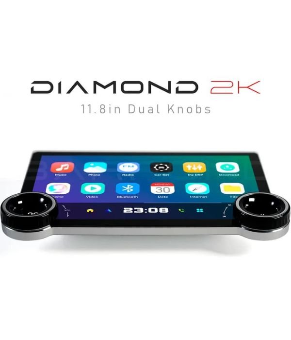 Diamond 2K Android Screen 11.8inch Car Stereo Touch Screen For 9inch Universal Fitment 4/64GB Image 