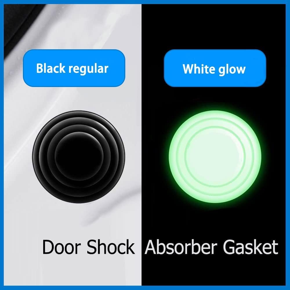 Durable Car Door Edge Guard Bumper Cushion Set - Soundproof PVC Gaskets for All Cars (Black) Image 