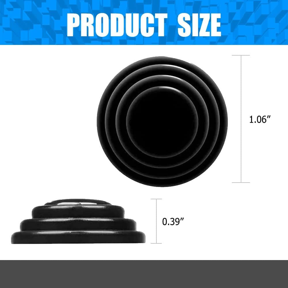 Durable Car Door Edge Guard Bumper Cushion Set - Soundproof PVC Gaskets for All Cars (Black) Image 