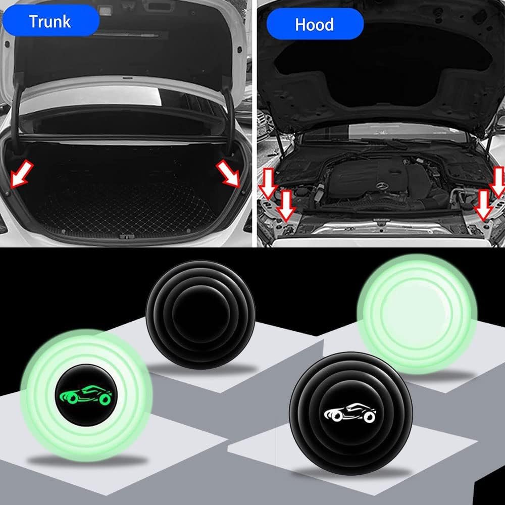 Durable Car Door Edge Guard Bumper Cushion Set - Soundproof PVC Gaskets for All Cars (Black) Image 