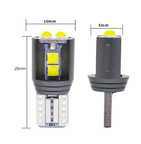 T10 led W5W 12v 194 t10 led 3030 6SMD White Canbus Interior Super Bright Car Led Lights Image 