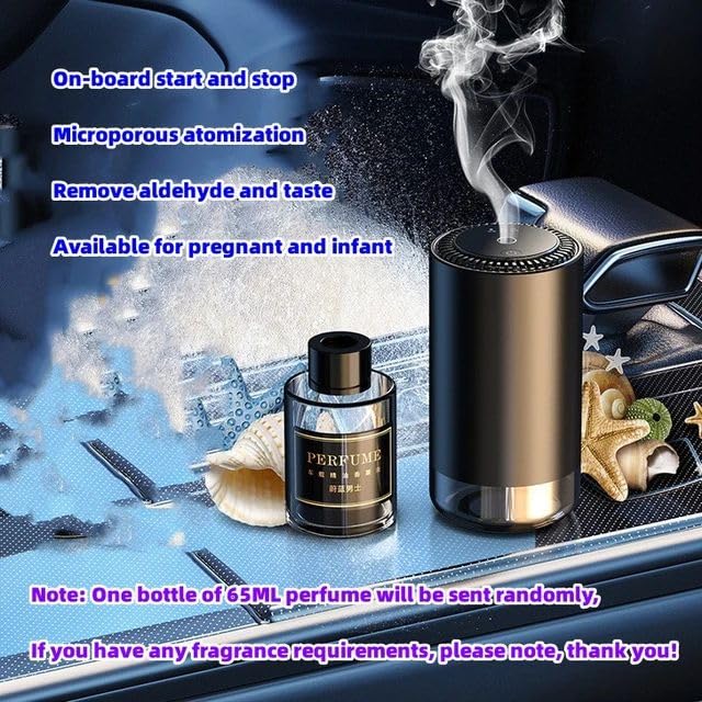 Car Mounted Fragrance Machine Automatic Spray Car Perfume (Black) Image 