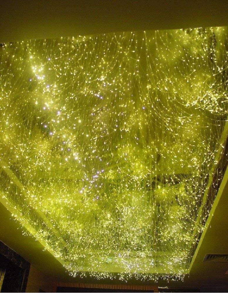 0.75MM 8858ft(2700m) Diameter 0.03in Sparkle Fiber Roll Sensory Side Waterfall Curtain Lighting Image 