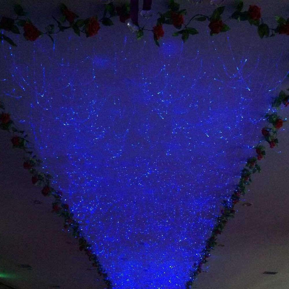 0.75MM 8858ft(2700m) Diameter 0.03in Sparkle Fiber Roll Sensory Side Waterfall Curtain Lighting Image 