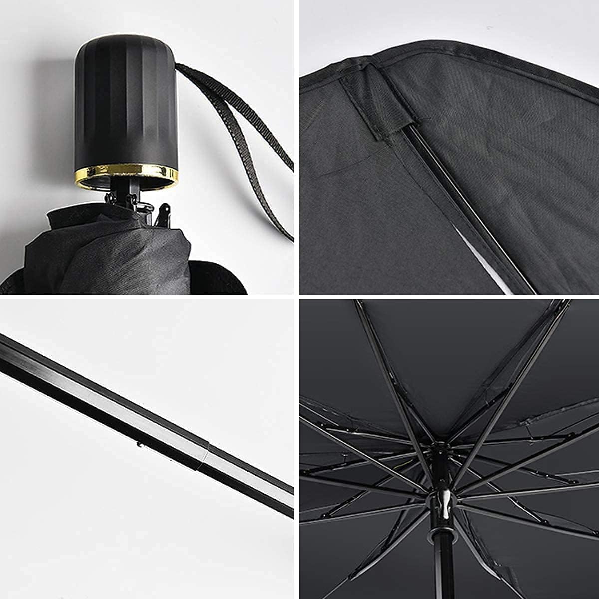 Car Front Window Umbrella Windshield Sun Shade, Sun Protection & Heat Insulation Foldable Sun Shade for Universal Vehicles Image 