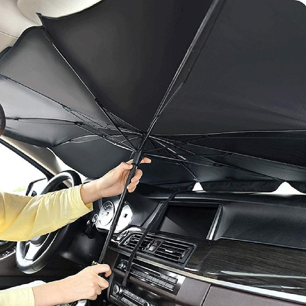 Car Front Window Umbrella Windshield Sun Shade, Sun Protection & Heat Insulation Foldable Sun Shade for Universal Vehicles Image 