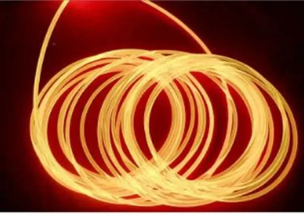 5MM/100M PMMA Optic Fiber Light Cable Side Glow Diameter For Fiber Optical Lighting Decoration Image 