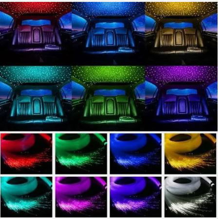 LED 36W Fiber Optic For Car & Home Roof Ceiling Star Light Kit Image 