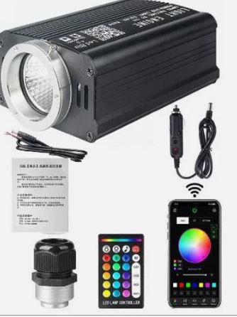 LED 36W Fiber Optic For Car & Home Roof Ceiling Star Light Kit Image 