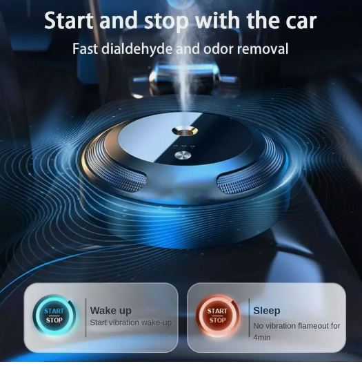 Car Smart Aromatherapy Spray Air Freshener with Three Adjustable Modes, Thakka Aroma Spray Car Diffuser  Image 