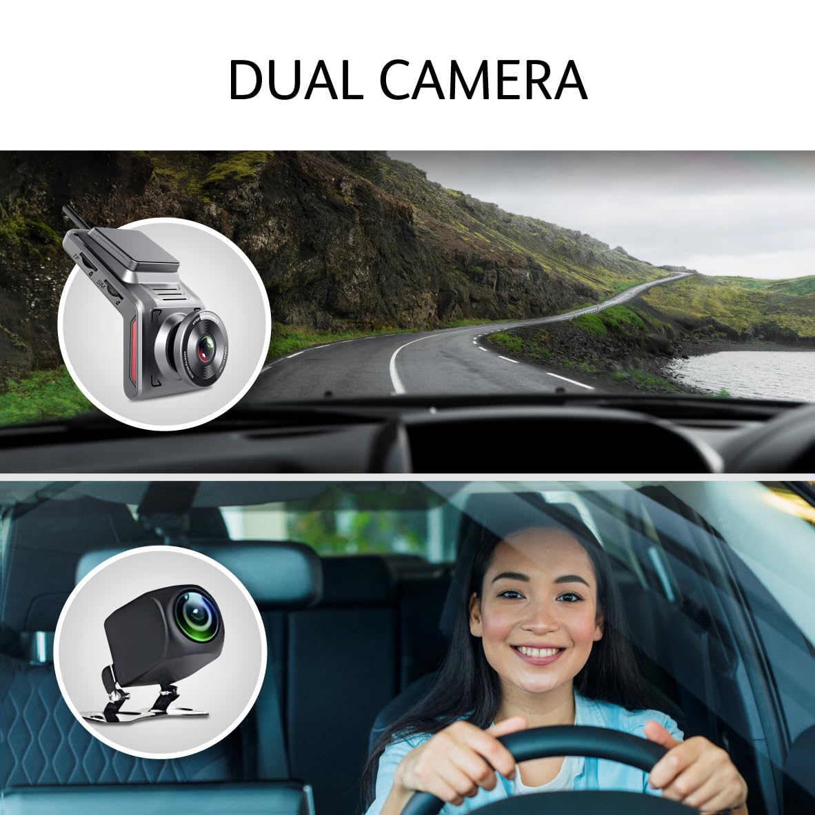 Car 4G Cloud Dash Front & Rear Camera, Live Recording, G-Sensor, WiFi, 4G Sim Supports iOS & Android, 1920 x 1080p @25fps, Wiring Kit Included Image 