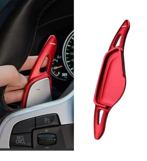 Aluminium Alloy Shift Paddle Steering Wheel Shifter Paddlers Extension Compatible for BM-W 3 4 5 6 7 8 Series G20 G22 G23 G26 G30 G32 G11 G15 G16 G14 X3 G01 Image 