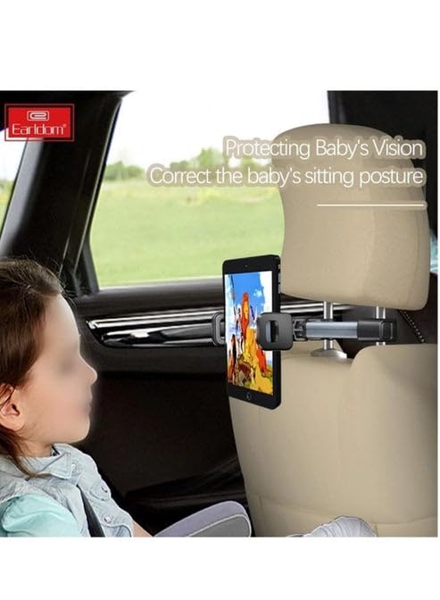  Car Back Seat Headrest Holder for Smartphones, for Enjoyable Viewing During The Trip 360° Rotation and Comfortable Viewing Angle (EH234) Image 