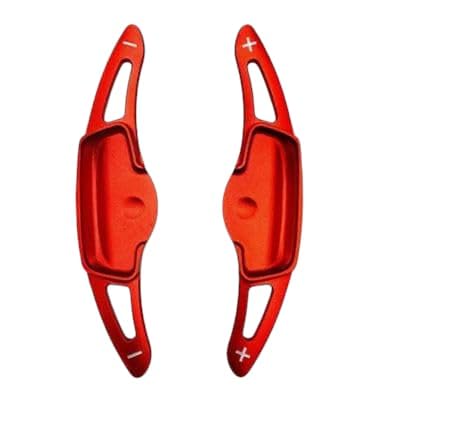 Aluminium Alloy Shift Paddle Steering Wheel Shifter Paddlers Extension Compatible for Kia K5 2021-2025 (Red) Image 