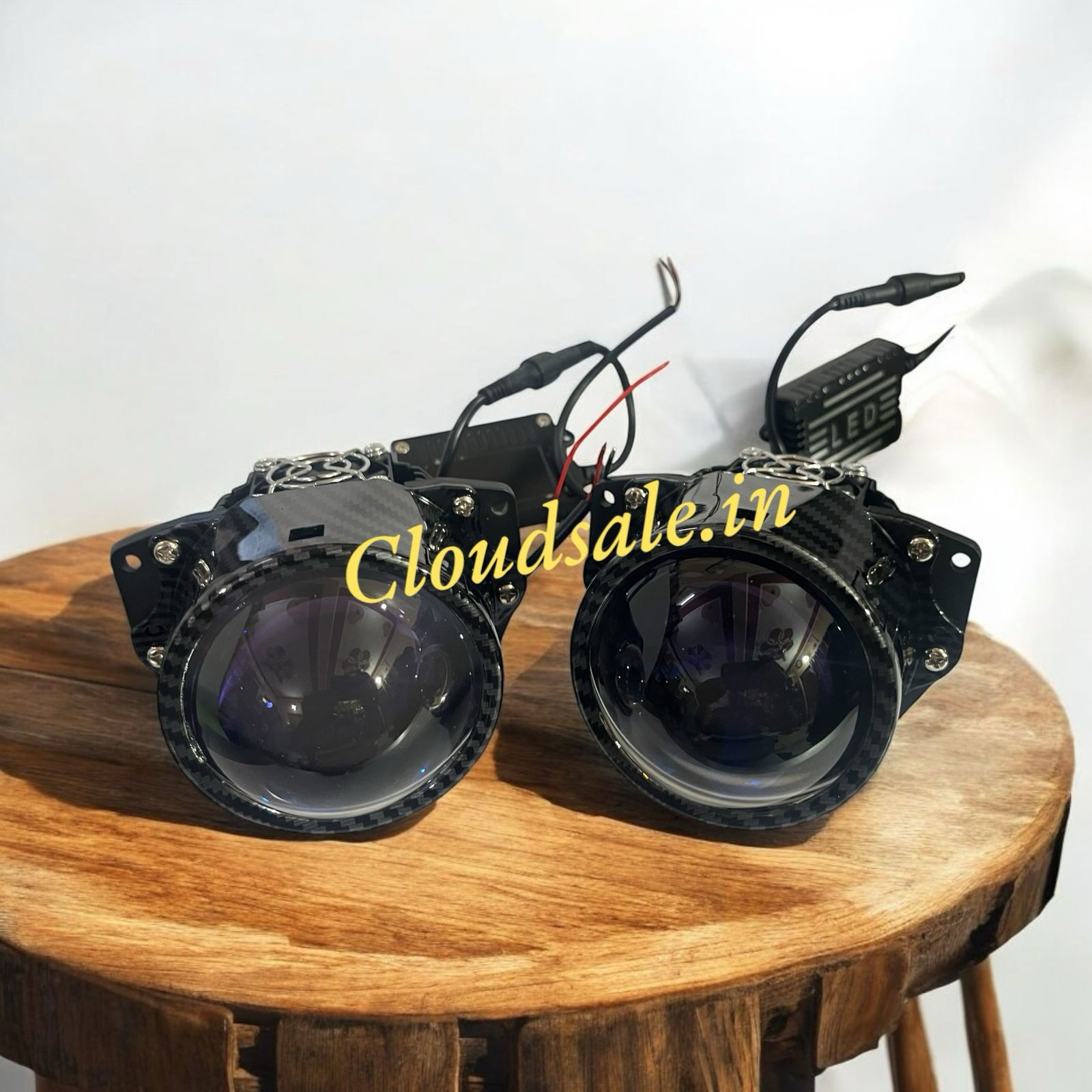 AES F1 Bi Led Headlight Laser Projector 3.0 INCH Blue Lens Image 
