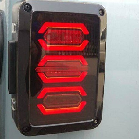 Monster LED V2 Tail Lights Mahindra Thar Jeep Image 