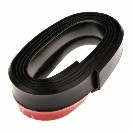 Car Bumper Door Edge Lip Guard Protector Moulding Trim Strip 2.5-3M Fits Edge(Black) Image 