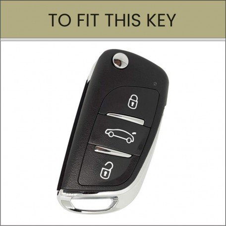 Silicone Key Cover For B11 DS Remote Flip Key (Black) Image 