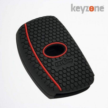 Silicone Key Cover For Creta Elite i20 Active i20  Aura (Push Button Start Models only) (Black) Image 