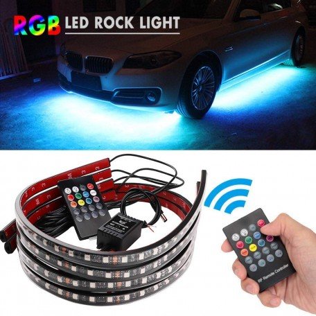 Car interior lighting Car Underglow RGB Decorative Neon Light Atmosphere light/Lamp with APP/Remote Control 90 180 Image 