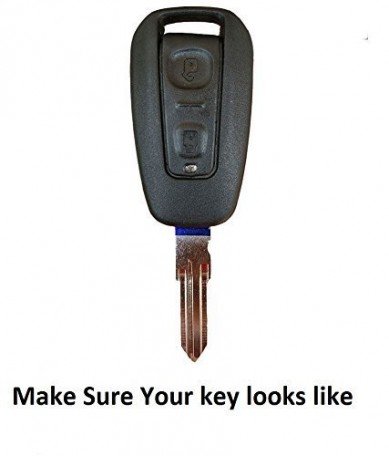  Silicone Key Cover Fit For Tata Indica Vista, Indigo Manza 2 Button Remote Key Image 