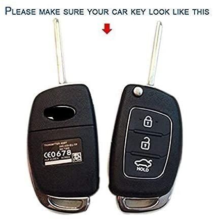 Leather Hyundai i20 (igen) verna/xcent (Only For Flip key) Pack of 1 Image 