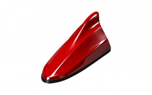 ER Universal Shark fin Replacement Signal Receiver Antenna (Red) Image 