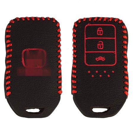 Leather Key Cover For Honda WRV(Pack of 1) Image 