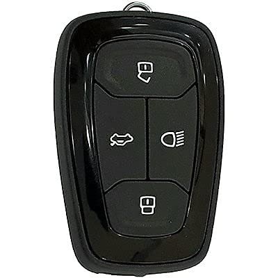 Duo Style Key Cover for Nexon, Harrier, Safari, Altroz, Tigor, Punch, Safari Gold Smart Key (4 Button Smart Key, Red/Blue) Image 