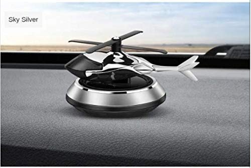 Solar Powered Rotating Helicopter Aromacure Furnishing Air Freshener Fresh Aroma Perfume Car Interior Car Flavoring Decoration Image 