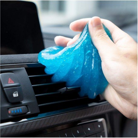 Multipurpose Car AC Vent Interior Dust Cleaning Gel Jelly Detailing Putty Cleaner for Car Interior, Keyboard, PC, Laptop, Electronic Gadget (Pack of 2, Colour May Vary, 150gm per Unit) Image 
