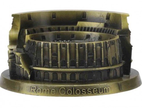 Lilone Colosseum Miniture Model for Home Decoration Figurines Creative Retro Ornament Statue Desk Decor Gift Image 