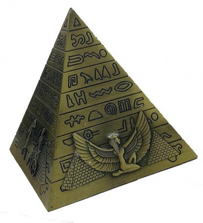 Pyramid Dome Miniture Model for Home Decoration Figurines Creative Retro Ornament Statue Desk Decor Gift Image 