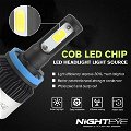 NightEye S2 H1 COB LED Car Headlights 72W 9000LM 6500K 2PCS - H1 Image 