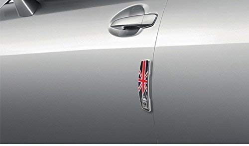 Universal Door Guard British Flag Door Protector Black for All Cars Image 