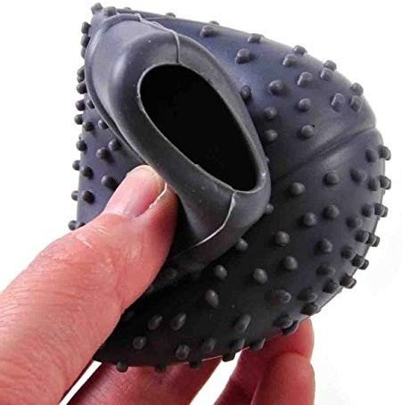  Silicone Nonslip Car Gear Shift Knob Cover Coller Ovel (Black) Image 