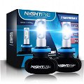 NIGHTEYE-A315 H27/880/881 LED Headlight Bulbs 2Pcs 50W 8000LM 6500K All-in-one Conversion Kit w/CSP Chips Bulb Single Beam Bulbs Super Bright LED Car light Image 