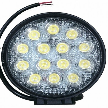 42W Led Auxiliary Fog Light Lamp Flood Light Work Light Off Road Suv 4X4 Epistar Chip 3400Lm, Set Of 2(Yellow) Image 