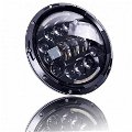 7 Inch Fancy Led Headlight with Turning Signal Lights for Royal Enfield Bullet/Classic/Thunderbird/Electra (12-30V, 75W White Led Light) Image 
