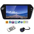 7 Inch Full HD Touch Bluetooth LED Screen+8LED Reverse Camera Image 