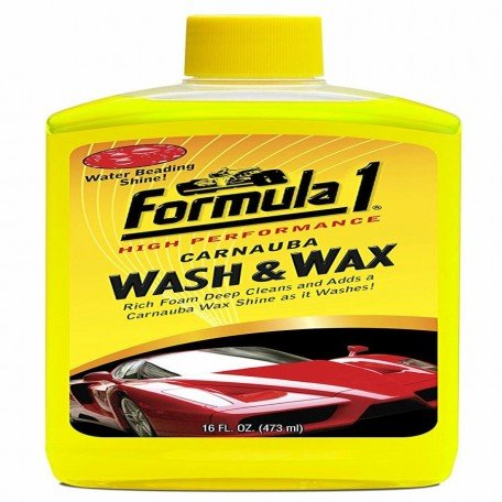 lFormula 1 615016 Carnauba Wash and Wax Shampoo (473 ml) Image 
